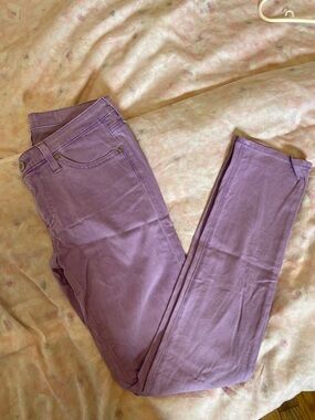 Lilac Skinny-Leg Jeans